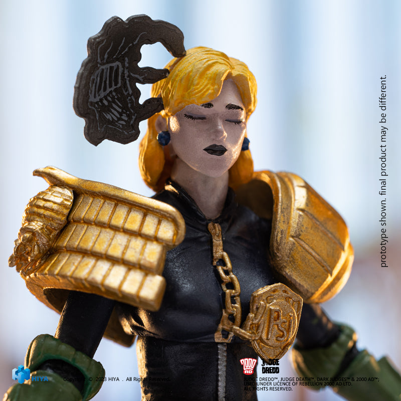 HIYA Exquisite Mini Series 1/18 Scale 4 Inch JUDGE DREDD Hall of Heroes Judge Anderson Action Figure