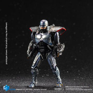 HIYA Exquisite Mini Series 1/18 Scale 4 Inch  ROBOCOP 3 Robocop with Jetpack Action Figure