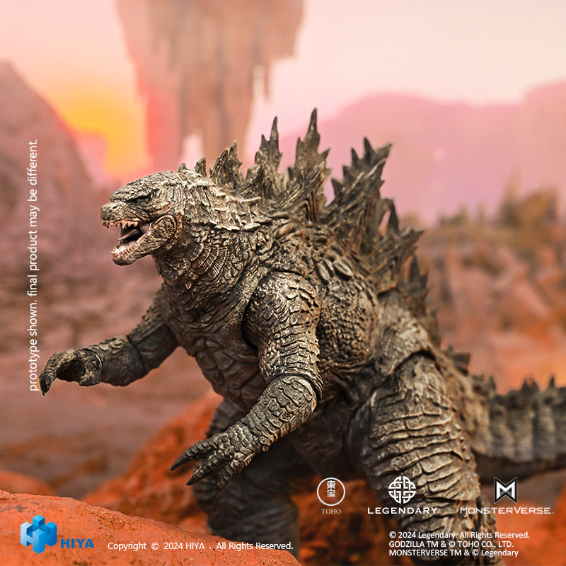 HIYA Exquisite Basic Series  None Scale 7 Inch Godzilla x Kong The New Empire Godzilla Rre-evolved Ver. Action Figure