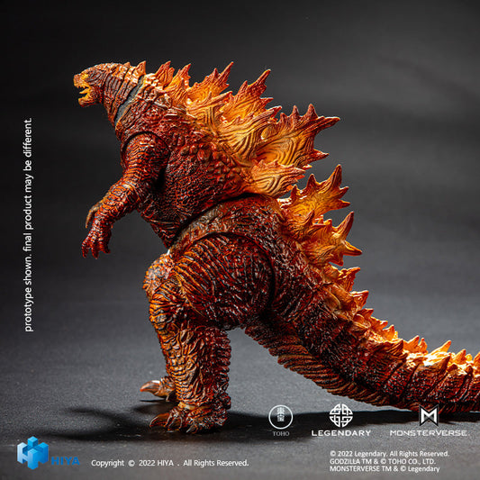 HIYA Exquisite Basic Series None Scale 7 Inch Godzilla King of the Monsters Burning Godzilla Action Figure