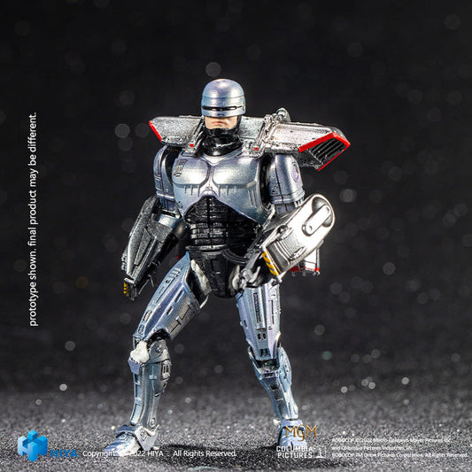 HIYA Exquisite Mini Series 1/18 Scale 4 Inch  ROBOCOP 3 Robocop with Jetpack Action Figure