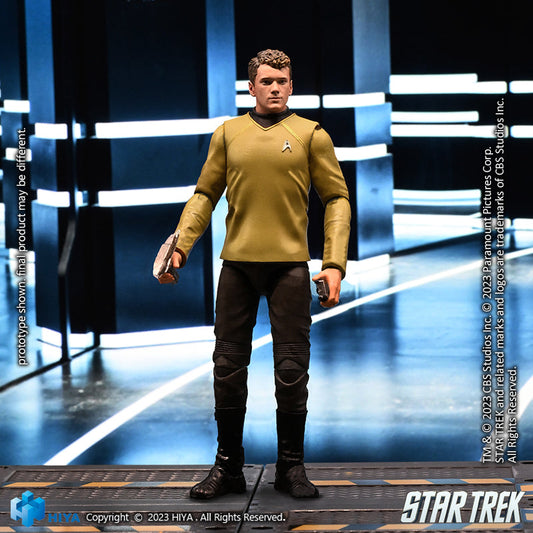 HIYA Exquisite Mini Series 1/18 Scale 4 Inch STAR TREK 2009 Chekov Action Figure