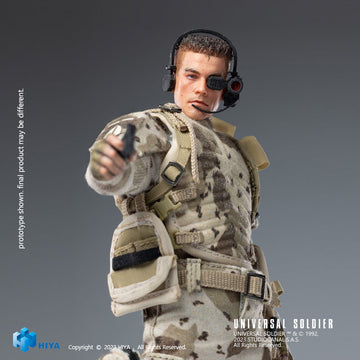 HIYA Exquisite Super 1/12 Scale 6 Inch Universal Soldier Luc Deveraux Action Figure