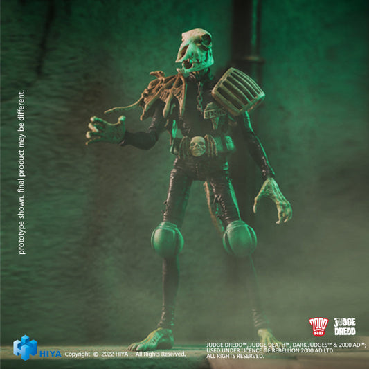 HIYA Exquisite Mini Series 1/18 Scale 4 Inch JUDGE DREDD Judge Mortis Action Figure